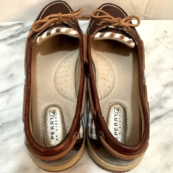 Sperry Angelfish Varsity Boat Shoe, Dark Brown - Picture 4 of 9